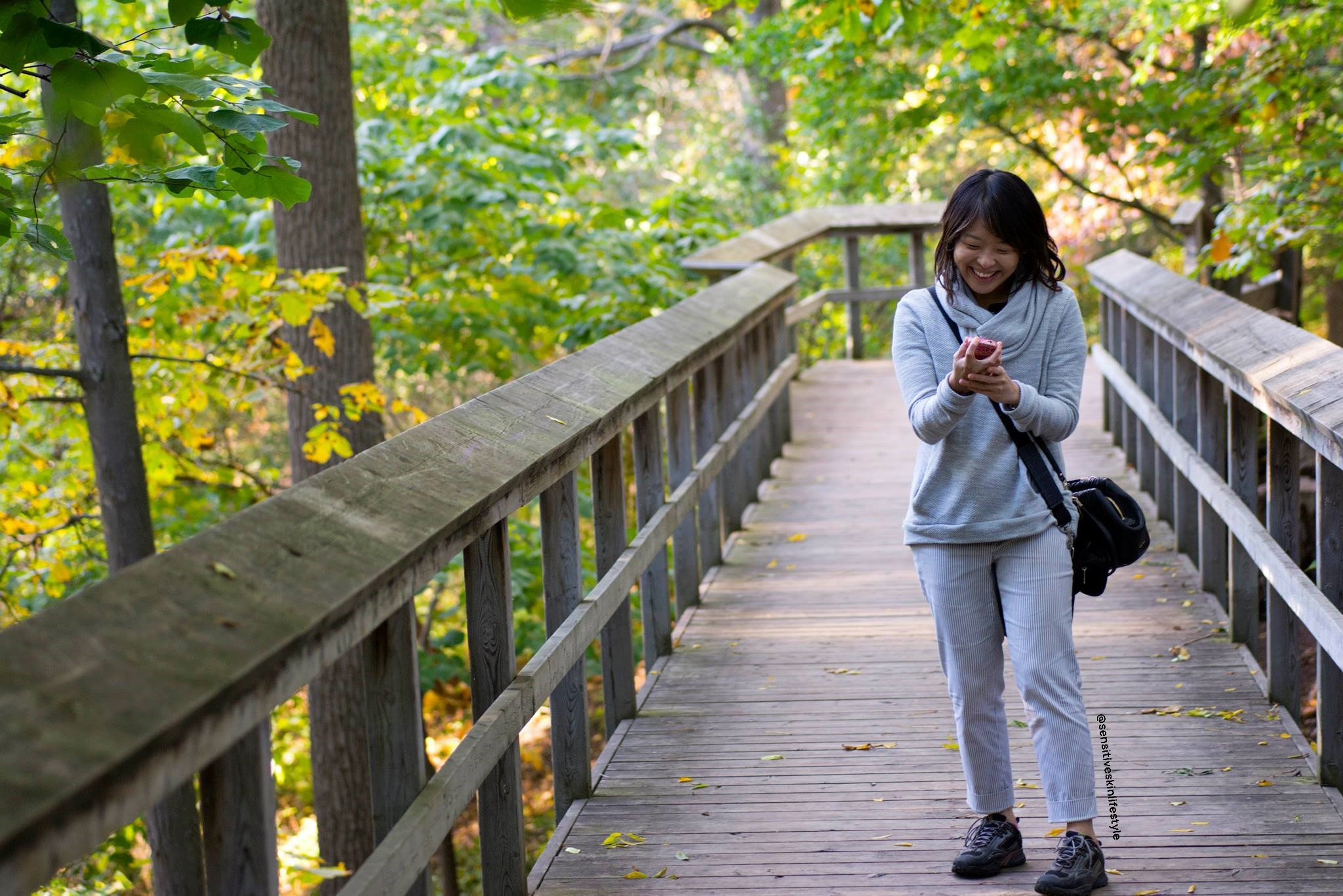 Candid Photo of Catherine in the park