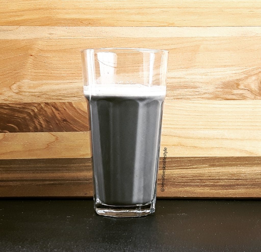 Photo of a glass of Roasted Black Sesame Mylk made by Catherine using this recipe