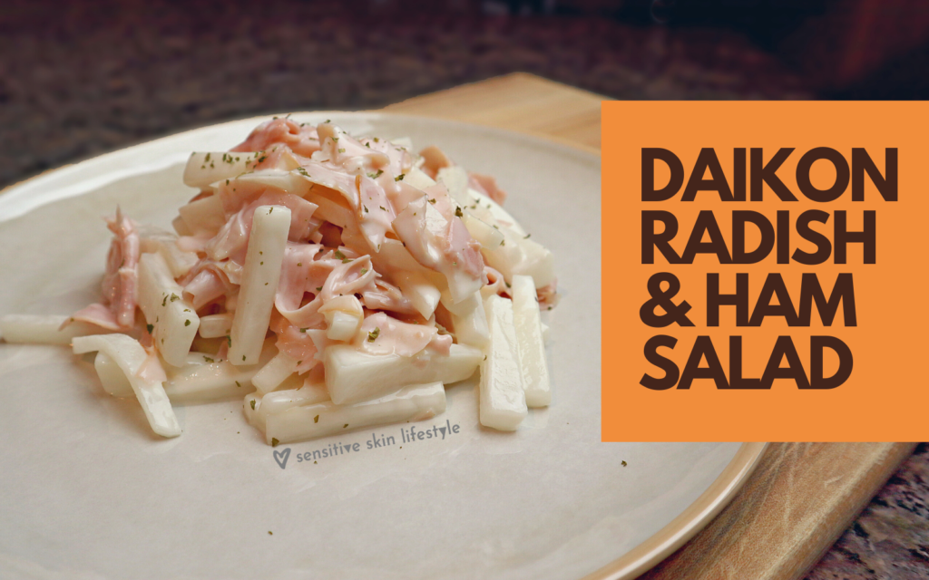 Photo of the Daikon Radish & Ham Salad I made